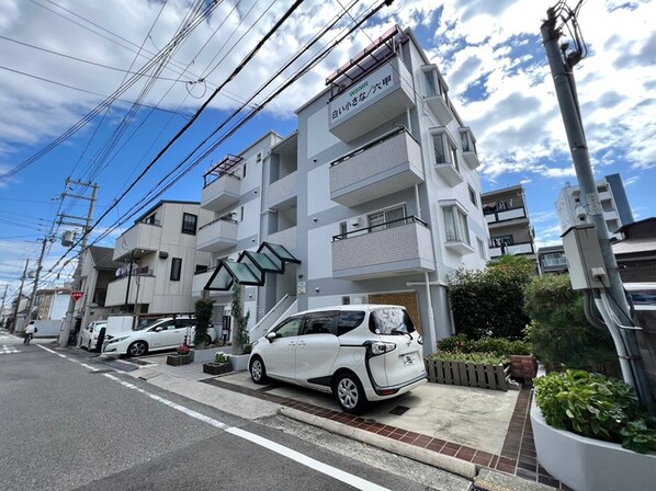 白い小さなＭａｎｓｉｏｎ六甲の物件外観写真